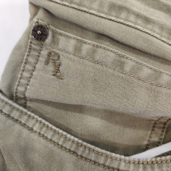 VTG Polo Ralph Lauren Drygoods 650 Straight Pants Khaki Olive Green Chino 40x30 - Picture 7 of 13